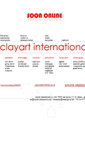 Mobile Screenshot of clayart-international.com